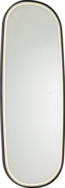 QAZQA Geraldien - LED Dimbare Spiegelverlichting - Zwart - Glas en Aluminium - IP44