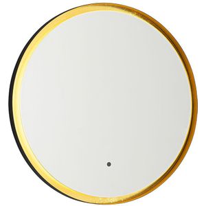 Badkamerspiegel - Pim - Zwart - Aluminium - Inclusief Dimmer