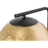 QAZQA bert Design Wandlamp voor binnen 1 lichts L 20 Zwart Goud Woonkamer | Slaapkamer | Keuken