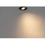 Cisco - Inbouwspot - Donkerbrons - Kantelbaar - Dimbaar - 7,5 cm inbouwdiameter