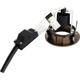 Cisco - Inbouwspot - Donkerbrons - Kantelbaar - Dimbaar - 7,5 cm inbouwdiameter