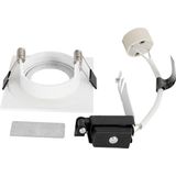 QAZQA - Xena - Inbouwspot - Wit - Aluminium - Dimbaar - IP44