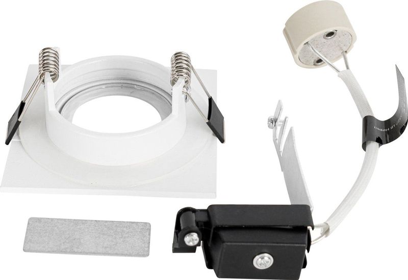 QAZQA - Xena - Inbouwspot - Wit - Aluminium - Dimbaar - IP44