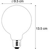 LED - Filament Lichtbron - G95 - Gold Glas - Set van 3