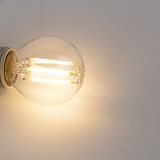 LED - E14 Filament Kogellampen - Warm Wit - Set van 4