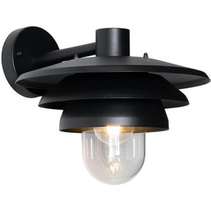 Design buiten wandlamp zwart IP44 - Morty
