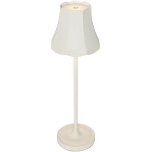 Retro tafellamp oplaadbaar IP44 off-white - Granny