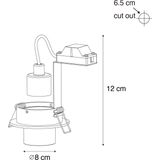 Installa - Inbouwspot - Donkerbrons - GU10 - 35mm - Kantelbaar