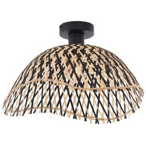 Art-Deco-Deckenleuchte schwarz Bambus 40cm - Alka
