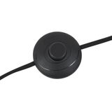 Retro - Denise - Vloerlamp - Zwart - Groen Glas - Dimbaar