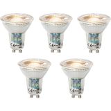 LED-lampen - Dimbaar - Set van 5 - 3W - 2200K tot 6500K
