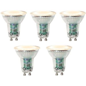 LUEDD Set van 5 GU10 dimbare LED lamp lux sensor 3W 200 lm 2200K
