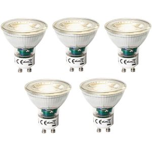 LED - GU10 - Dimbaar - Warm Wit - Set van 5 - 7W