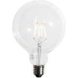Set van 5 - E27 - 3-staps Dimbaar - LED Spiraal Filament - G125 - 4W - 450 lm - 2700K