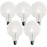 LED-Lampen - Dimbaar - G125 - Warm Wit - 5W - Set van 5