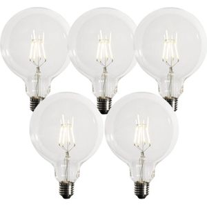 LED-Lampen - Dimbaar - G125 - Warm Wit - 5W - Set van 5