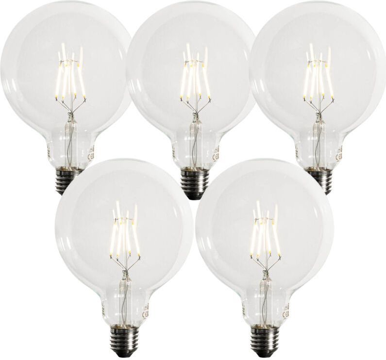 LED-Lampen - Dimbaar - G125 - Warm Wit - 5W - Set van 5