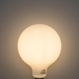 Set van 5 - E27 - Dimbare LED Lamp - Opaal - G125 - 4W - 450 Lumen - 3000K