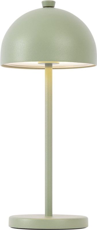 QAZQA - Squirrel - Dimbare LED Tafellamp - Groen - Draadloos Oplaadbaar - H 21 cm