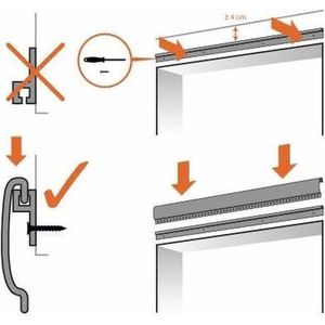Vliegengordijnexpert Vliegengordijn Hulzen - 90x210cm - Wit