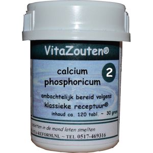 Vitazouten Calcium phosphoricum VitaZout Nr. 02 120 tabletten