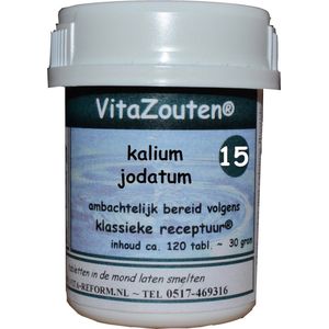 Vitazouten Kalium jodatum VitaZout Nr. 15 120 tabletten