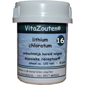 Lithium chloratum VitaZout nr. 16