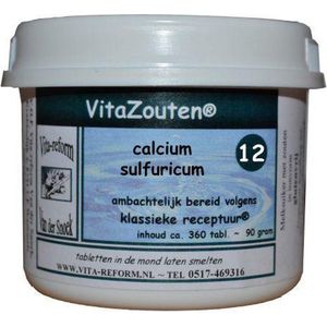 Vitazouten Calcium sulfuricum VitaZout Nr. 12 360 tabletten