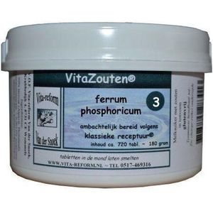 Vitazouten Ferrum phosphoricum VitaZout Nr. 03 720 tabletten