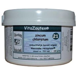 Vitazouten Nr. 21 - Zinkum Chloratum Muriaticum - Voedingssupplement - Natuurlijk