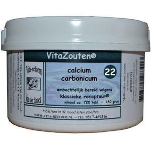 Calcium Carbonicum - VitaZout Nr. 22 - Melksuiker - Glutenvrij - 99% Lactose