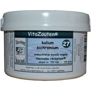 VitaZout - Kalium Bichromicum Nr. 27 - Melksuiker - Glutenvrij - 99% Lactose
