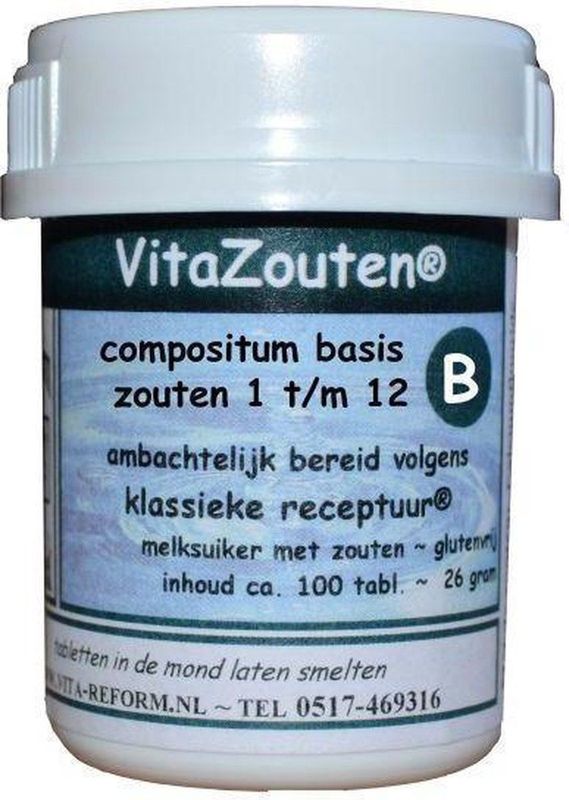 Vitazouten Compositum basis 1 t/m 12 100 tabletten