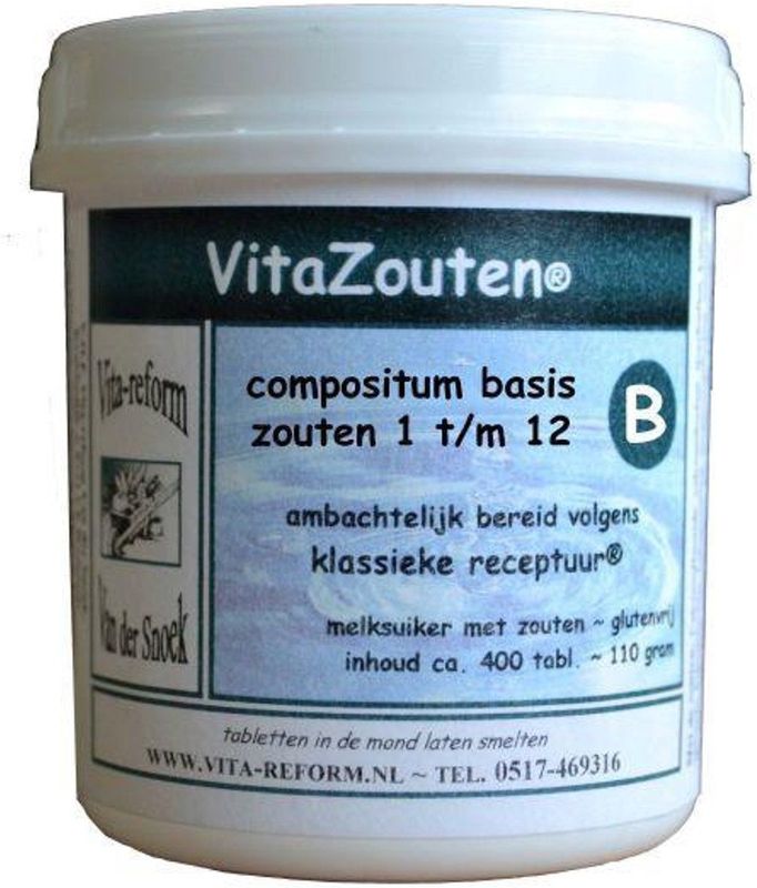 Vita Reform Van der Snoek Compositum Basis Zouten 1 t/m 12