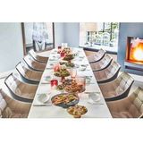 Dutchdeluxes - Keramiek - Elegant - Taartplateau - Medium - 25 cm diameter - Platinum matt - Goud