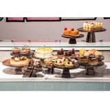 Dutchdeluxes - Keramiek - Elegant - Taartplateau - Medium - 25 cm diameter - Platinum matt - Goud