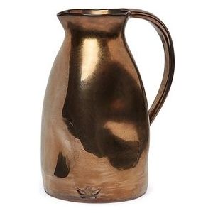 Karaffe Dutchdeluxes Dented Jug Ceramic Platinum