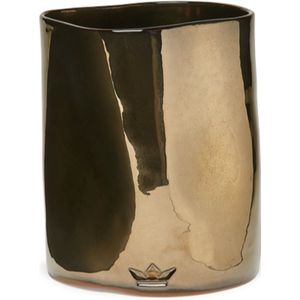 Dutchdeluxes Keukengereihouder - Handgemaakt - Keramiek - Keukengerei pot - Goud platinum
