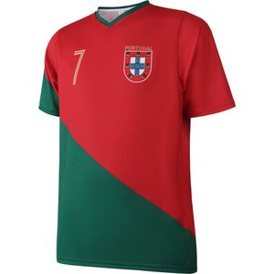 Portugal Voetbalshirt Ronaldo - Ronaldo Shirt Thuis - Voetbalshirts Kinderen - Jongens en Meisjes - Sportshirts - Volwassenen - Heren en Dames-140