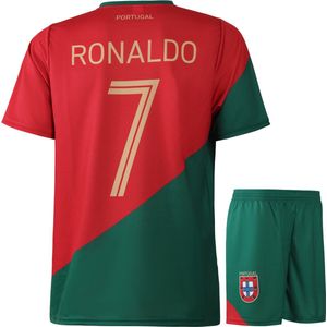 Portugal - Voetbaltenue Ronaldo - Voetbaltenue Kinderen en Volwassenen - Shirt en Broekje