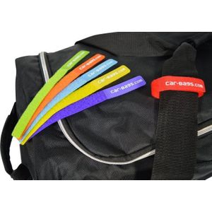 Bagage Label set Klittenband, 6 st. in Verschillende Kleuren