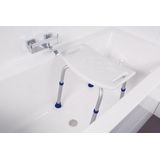 VITILITY Bad- en douchezitje - Douchezitje - verstelbaar - antislip - Badzitje - Veilig Douchen