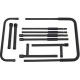 Perel Tools - VIT80110020 - Bedsteun - Zwart - Staal