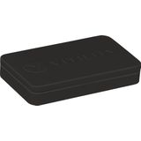 Pillendoos - Slim - Zwart - Kunststof - 6 Vakken