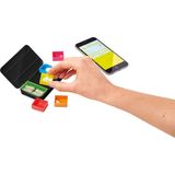 Pillendoos - Slim - Zwart - Kunststof - 6 Vakken