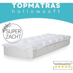 Zavelo Topmatras Hollowsoft - Topdekmatras - Topper Matras - Matrastopper - 180 x 220 cm