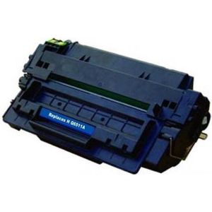 PrintAbout huismerk Toner 11A (Q6511A) Zwart Geschikt voor HP