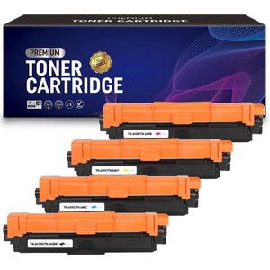PREMIUM Compatibele Toner Cartridge voor TN-241BK TN 242BK TN-245C/M/Y TN-246C/M/Y combo-pakket(4 stuks)  met Printer Brother HL-3140CW/3170CDW/MFC-9130CW/9330CDW/DCP-9020CDW