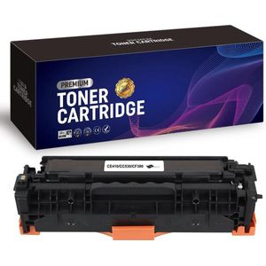 PREMIUM Compatibele Toner Cartridge voor CE410X/CC530A/CF380X/Canon 718K Zwart met 4400 paginas