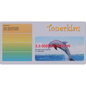 PrintAbout huismerk Toner 069 C Cyaan Geschikt voor Canon